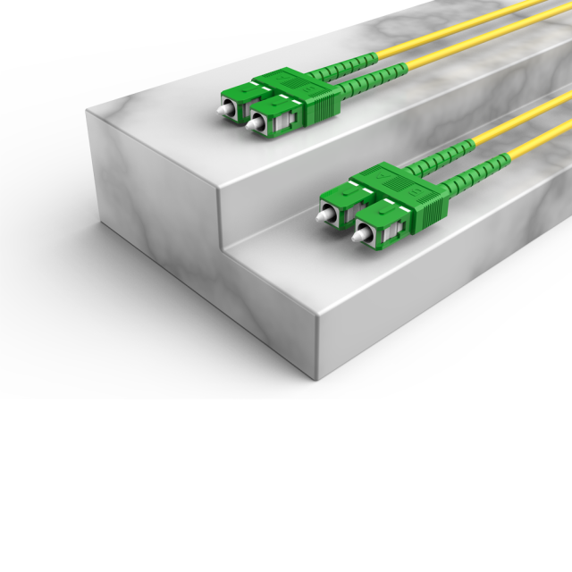 Волоконно-оптический патч-корд SC/APC-SC/APC дуплексный однорежимный G652D/G657A2 ядро LSZH SM волоконно-оптический патч-корд кабели