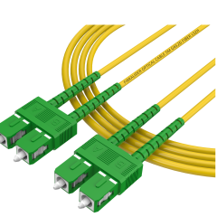 Волоконно-оптический патч-корд SC/APC-SC/APC дуплексный однорежимный G652D/G657A2 ядро LSZH SM волоконно-оптический патч-корд кабели