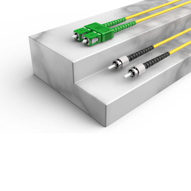 Волоконно-оптический патч-корд SC/APC-ST/UPC дуплексный однорежимный G652D/G657A2 ядро LSZH SM волоконно-оптический патч-корд кабели