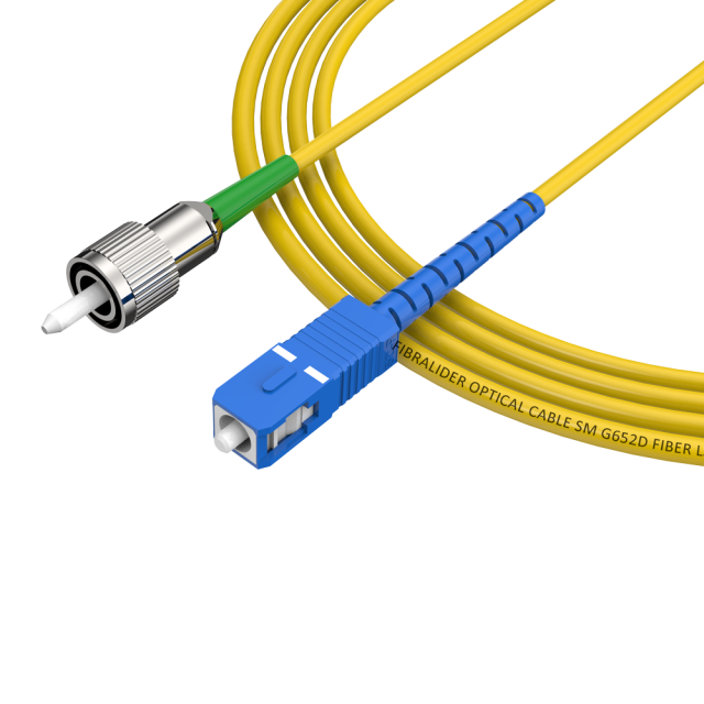 单模单纤SC/UPC-FC/APC G652D/G657A2纤芯低烟无卤光纤跳线