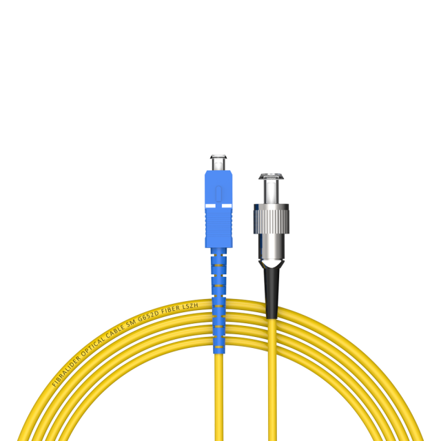 单模单纤SC/UPC-FC/UPC G652D/G657A2纤芯低烟无卤光纤跳线