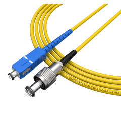 单模单纤SC/UPC-FC/UPC G652D/G657A2纤芯低烟无卤光纤跳线