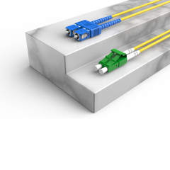 Fibra Óptica Patchcord SC/UPC-LC/APC Duplex Single Mode G652D/G657A2 Core LSZH SM Cables de fibra óptica Patch Cord