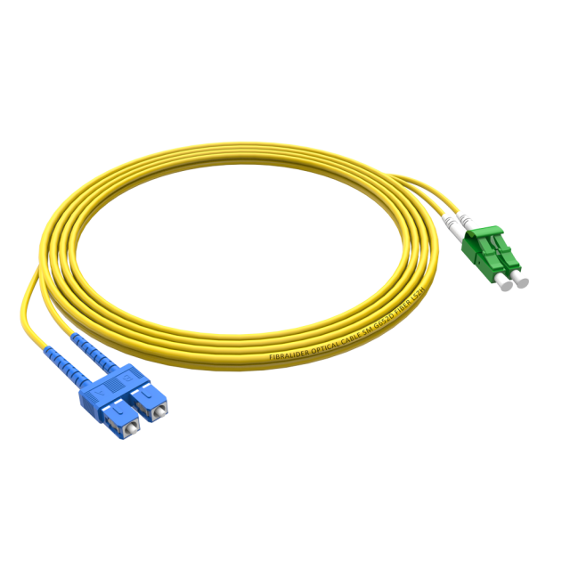Fibra Óptica Patchcord SC/UPC-LC/APC Duplex Single Mode G652D/G657A2 Core LSZH SM Cables de fibra óptica Patch Cord