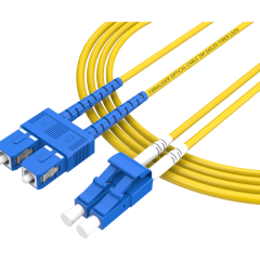 Fiber Optic Patchcord SC/UPC-LC/UPC Duplex Single Mode G652D/G657A2 Core LSZH SM Fiber Optical Patch Cord Cables
