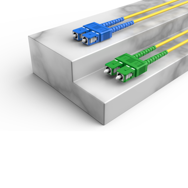 SC/UPC-SC/APC单模双纤G652D/G657A2纤芯低烟无卤光纤跳线