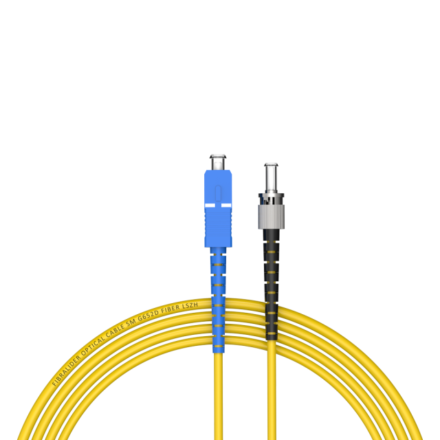 Single Mode Fiber Optic Patchcord SC/UPC-ST/UPC G652D/G657A2 Core LSZH SM Fiber Optical Patch Cord Cables