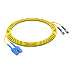 Волоконно-оптический патч-корд SC/UPC-ST/UPC дуплексный однорежимный G652D/G657A2 ядро LSZH SM волоконно-оптический патч-корд кабели