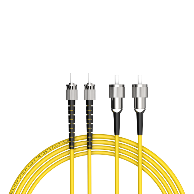 ST/UPC-FC/UPC单模双纤G652D/G657A2纤芯低烟无卤光纤跳线
