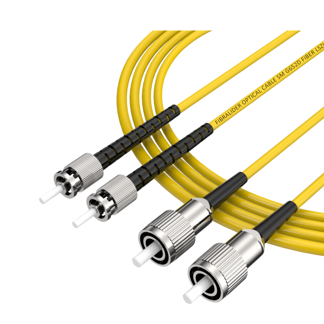 ST/UPC-FC/UPC单模双纤G652D/G657A2纤芯低烟无卤光纤跳线