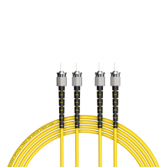 Волоконно-оптический патч-корд ST/UPC-ST/UPC  дуплексный однорежимный G652D/G657A2 ядро LSZH SM волоконно-оптический патч-корд кабели