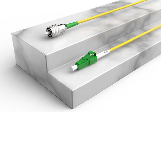 Волоконно-оптический патч-корд LC/APC-FC/APC однорежимный симплексный G652D/G657A1 ядро LSZH SM волоконно-оптический патч-корд кабели