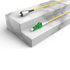 Fiber Optic Patchcord LC/APC-FC/UPC Single Mode Simplex G652D/G657A1 Core LSZH SM Fiber Optical Patch Cord Cables