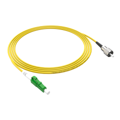 Fiber Optic Patchcord LC/APC-FC/UPC Single Mode Simplex G652D/G657A1 Core LSZH SM Fiber Optical Patch Cord Cables