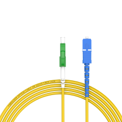 Patchcord de fibra óptica LC/APC-SC/UPC Simplex de modo único G652D/G657A1 Core LSZH SM Cabos de patch cord de fibra óptica