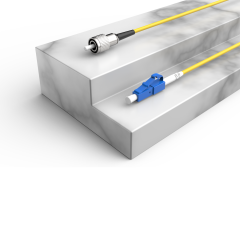 Patchcord de fibra óptica LC/UPC-FC/UPC Simplex de modo único G652D/G657A1 Core LSZH SM Cabos de patch cord de fibra óptica