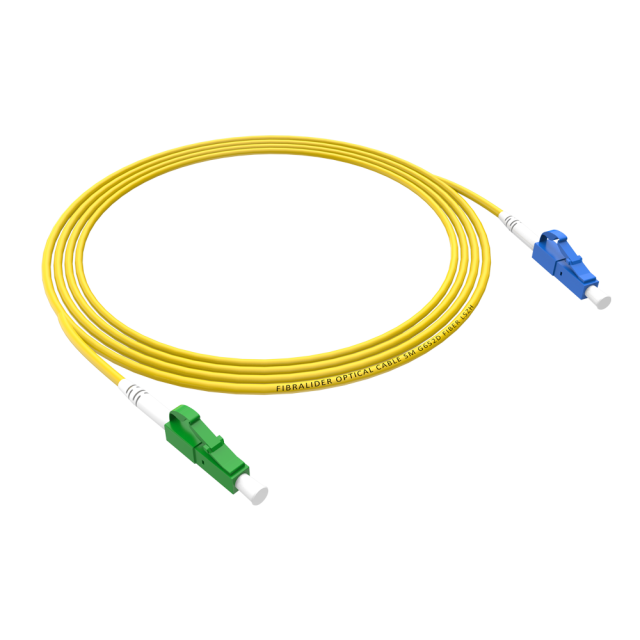 Patchcord de fibra óptica LC/UPC-LC/APC Simplex de modo único G652D/G657A1 Core LSZH SM Cabos de patch cord de fibra óptica