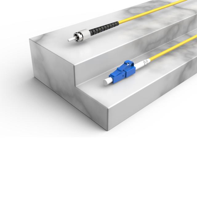 Fibra Óptica Patchcord LC/UPC-ST/UPC Single Mode Simplex G652D/G657A1 Core LSZH SM Cables de Fibra Óptica Patch Cord