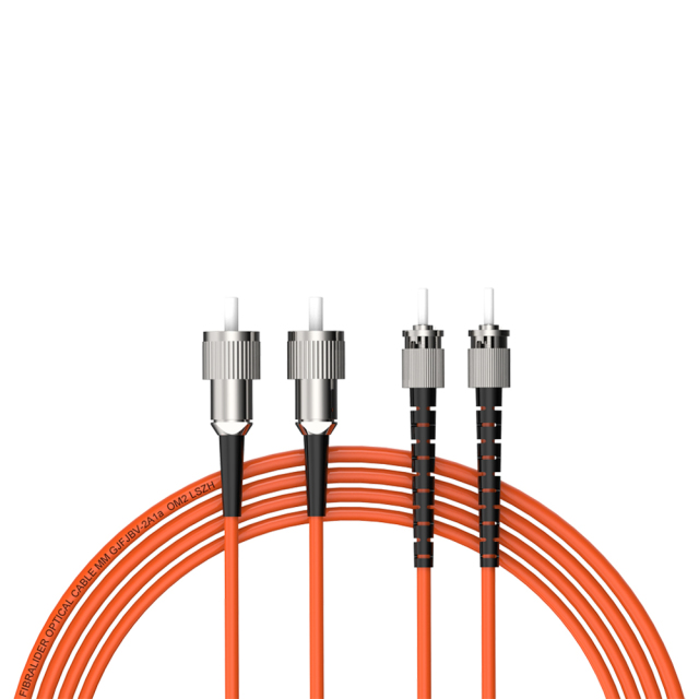 Волоконно-оптический патч-корд FC/UPC-ST/UPC многомодовый дуплексный OM2 LSZH MM волоконно-оптический патч-корд кабели