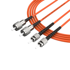 Волоконно-оптический патч-корд FC/UPC-ST/UPC многомодовый дуплексный OM2 LSZH MM волоконно-оптический патч-корд кабели