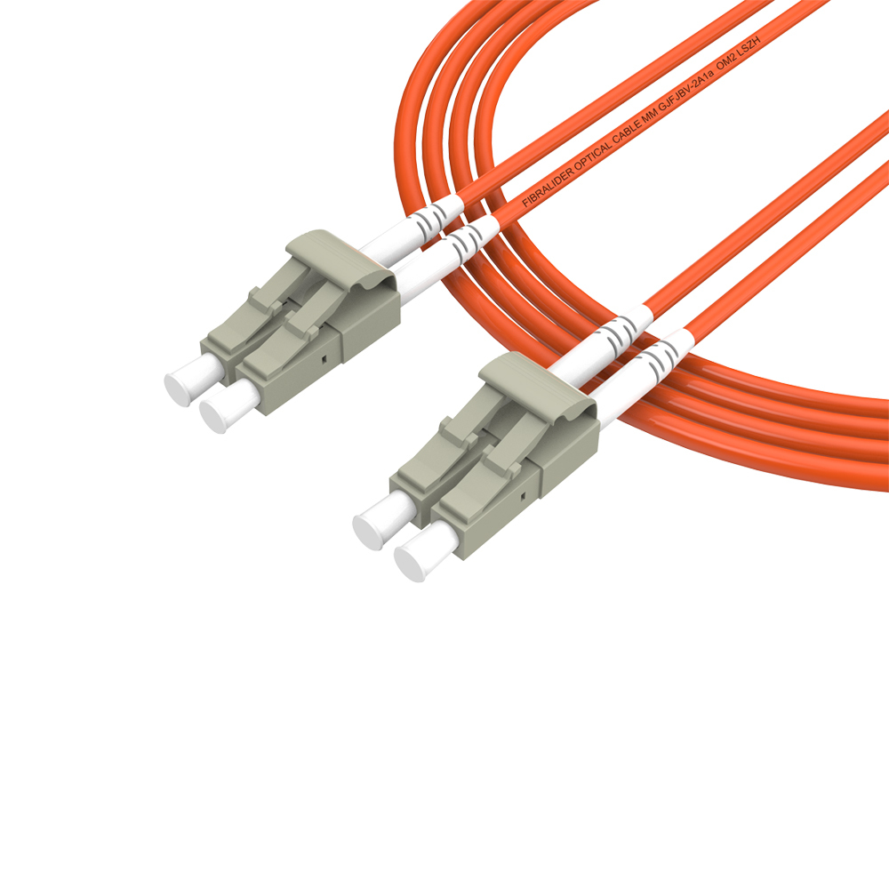 Patchcord de fibra óptica LC/UPC-LC/UPC Multimodo Duplex OM2 LSZH MM Cabos de patch cord de fibra óptica