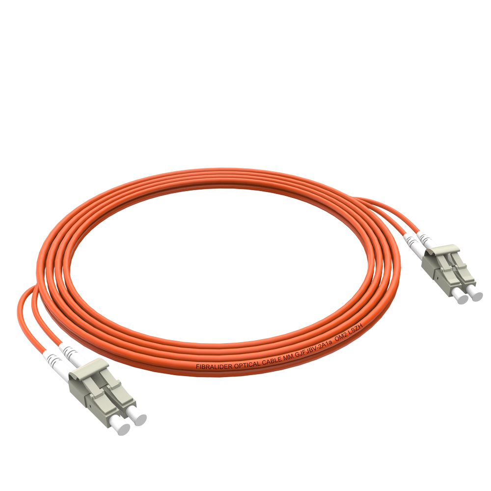 Patchcord de fibra óptica LC/UPC-LC/UPC Multimodo Duplex OM2 LSZH MM Cabos de patch cord de fibra óptica