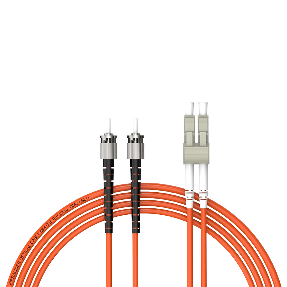 Fibra Óptica Patchcord LC/UPC-ST/UPC Multimodo Duplex OM2 LSZH MM Cables de fibra óptica Patch Cord