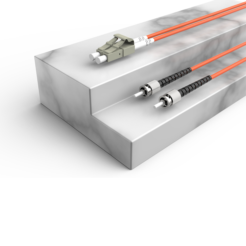 Fibra Óptica Patchcord LC/UPC-ST/UPC Multimodo Duplex OM2 LSZH MM Cables de fibra óptica Patch Cord