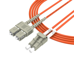 Fiber Optic Patchcord SC/UPC-LC/UPC Multimode Duplex OM2 LSZH MM Fiber Optical Patch Cord Cables