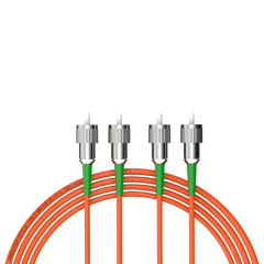 Patchcord de fibra óptica FC/APC-FC/APC Multimodo Duplex OM2 LSZH MM Cabos de patch cord de fibra óptica