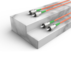 Patchcord de fibra óptica FC/APC-FC/APC Multimodo Duplex OM2 LSZH MM Cabos de patch cord de fibra óptica