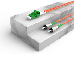 Patchcord de fibra óptica FC/APC-LC/APC Multimodo Duplex OM2 LSZH MM Cabos de patch cord de fibra óptica