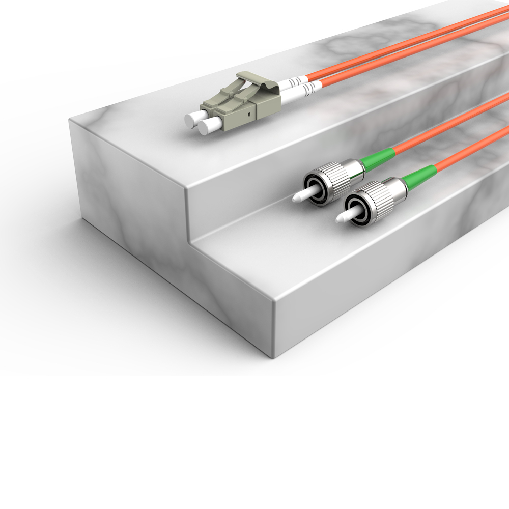 Fibra Óptica Patchcord FC/APC-LC/UPC Multimodo Duplex OM2 LSZH MM Cables de fibra óptica Patch Cord