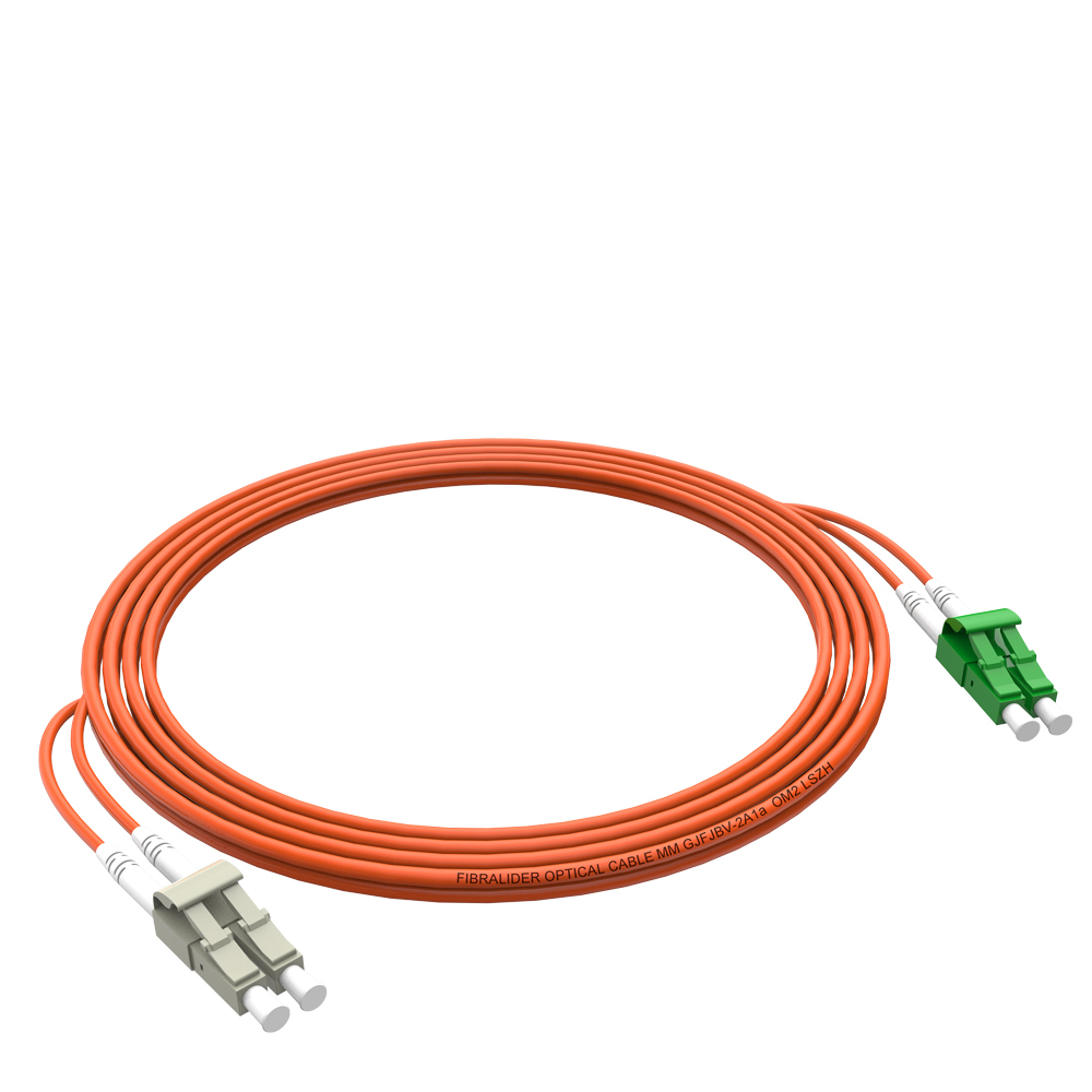 Fibra Óptica Patchcord LC/UPC-LC/APC Multimodo Duplex OM2 LSZH MM Cables de fibra óptica Patch Cord