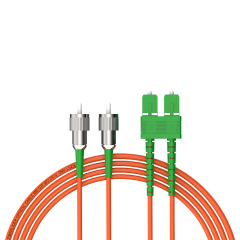 Fibra Óptica Patchcord FC/APC-SC/APC Multimodo Duplex OM2 LSZH MM Cables de fibra óptica Patch Cord