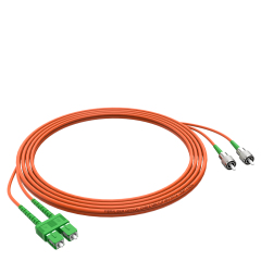 Fibra Óptica Patchcord FC/APC-SC/APC Multimodo Duplex OM2 LSZH MM Cables de fibra óptica Patch Cord