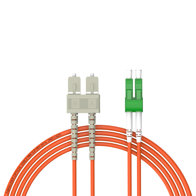 Волоконно-оптический патч-корд SC/UPC-LC/APC многомодовый дуплексный OM2 LSZH MM волоконно-оптический патч-корд кабели