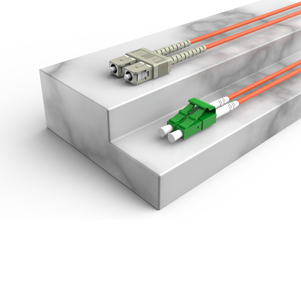 Fibra Óptica Patchcord SC/UPC-LC/APC Multimodo Duplex OM2 LSZH MM Cables de fibra óptica Patch Cord
