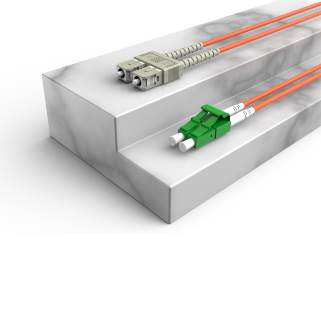 Волоконно-оптический патч-корд SC/UPC-LC/APC многомодовый дуплексный OM2 LSZH MM волоконно-оптический патч-корд кабели