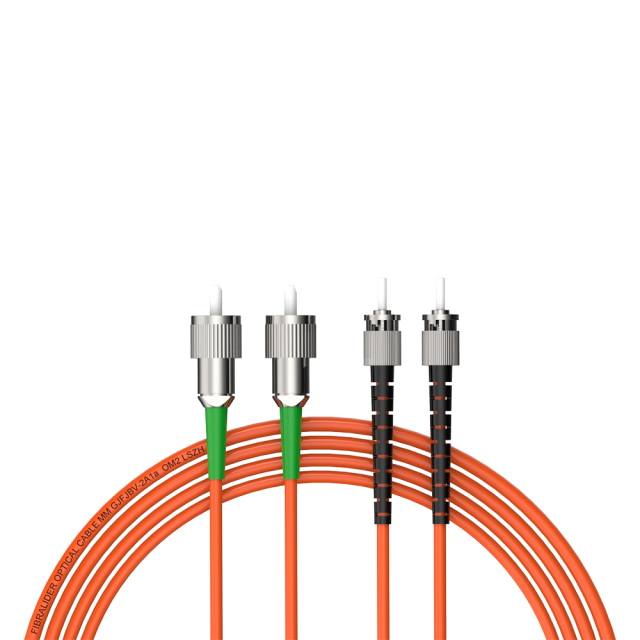 Fiber Optic Patchcord FC/APC-ST/UPC Multimode Duplex OM2 LSZH MM Fiber Optical Patch Cord Cables