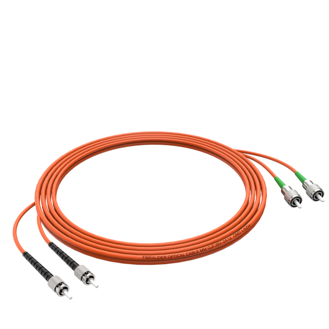 Fiber Optic Patchcord FC/APC-ST/UPC Multimode Duplex OM2 LSZH MM Fiber Optical Patch Cord Cables