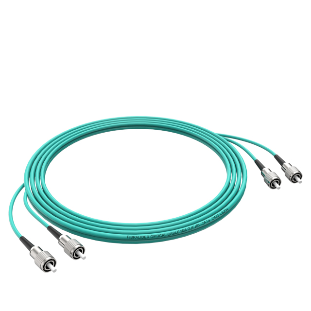Fibra Óptica Patchcord FC/UPC-FC/UPC Multimodo Duplex OM3 LSZH MM Cables de fibra óptica Patch Cord