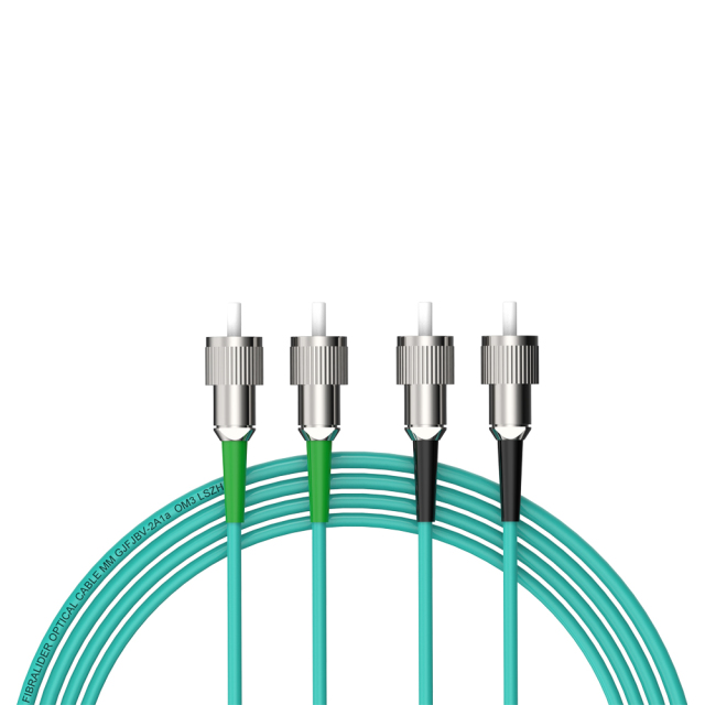 Fiber Optic Patchcord FC/APC-FC/UPC Multimode Duplex OM3 LSZH MM Fiber Optical Patch Cord Cables