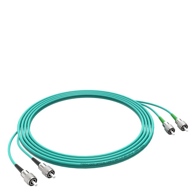 Fiber Optic Patchcord FC/APC-FC/UPC Multimode Duplex OM3 LSZH MM Fiber Optical Patch Cord Cables
