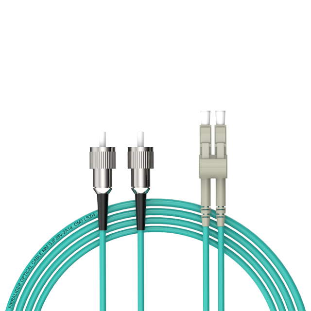 Patchcord de fibra óptica FC/UPC-LC/UPC Multimodo Duplex OM3 LSZH MM Cabos de patch cord de fibra óptica