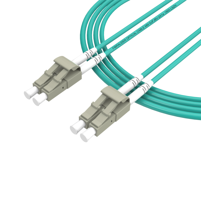 Patchcord de fibra óptica LC/UPC-LC/UPC Multimodo Duplex OM3 LSZH MM Cabos de patch cord de fibra óptica