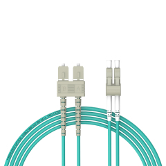 Patchcord de fibra óptica SC/UPC-LC/UPC Multimodo Duplex OM3 LSZH MM Cabos de patch cord de fibra óptica