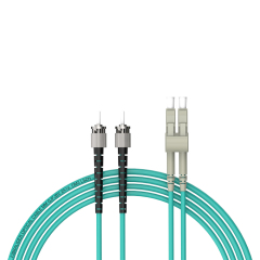Patchcord de fibra óptica ST/UPC-LC/UPC Multimodo Duplex OM3 LSZH MM Cabos de patch cord de fibra óptica