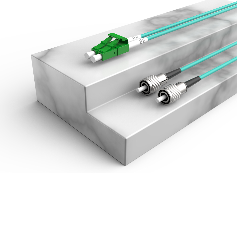 Patchcord de fibra óptica FC/UPC-LC/APC Multimodo Duplex OM3 LSZH MM Cabos de patch cord de fibra óptica