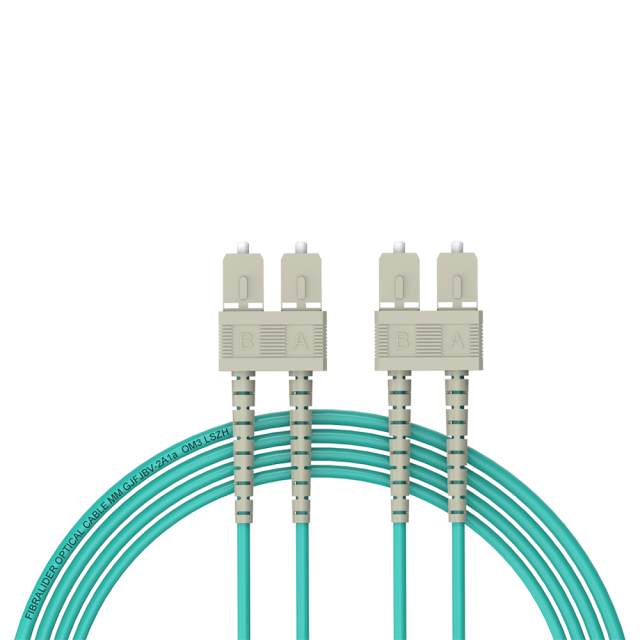 Fibra Óptica Patchcord SC/UPC-SC/UPC Multimodo Duplex OM3 LSZH MM Cables de fibra óptica Patch Cord